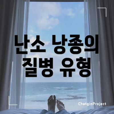 난소 낭종의 질병 유형