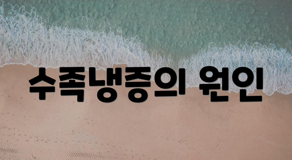 수족냉증의 원인