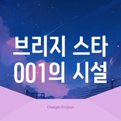 브리지 스타 001의 시설