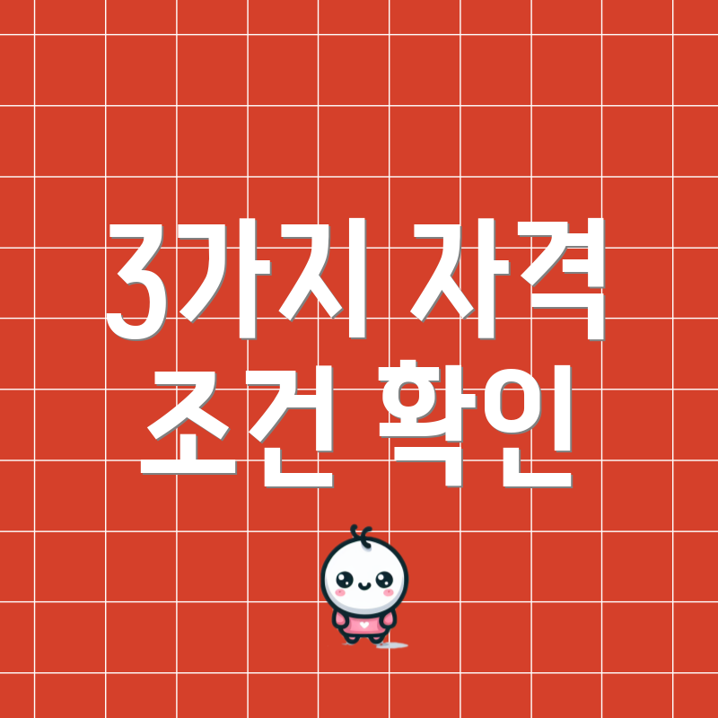 3가지 자격 조건 확인